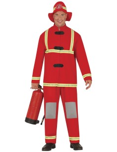 Costume uomo pompiere vigile del fuoco 2