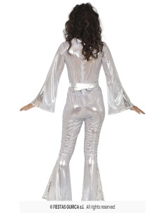 Costume disco argento donna 2