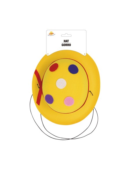 Due clown con mini bombette colorate in feltro, parrucche verdi e trucco colorato per feste