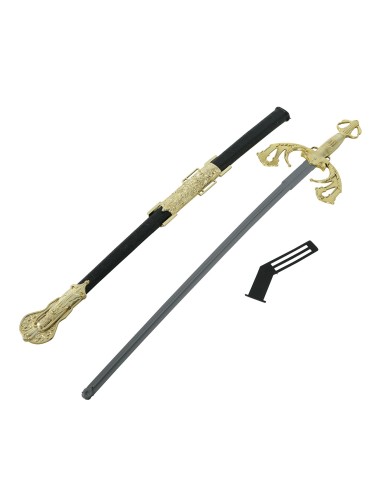 Spada nobile 72 cm con elsa decorata per costume storico napoleonico
