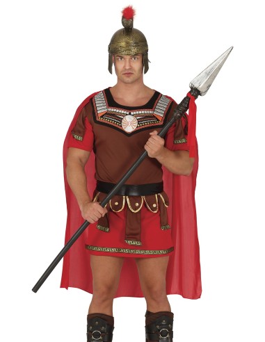 Lancia romana smontabile 150 cm con punta metallica per costumi storici gladiatore centurione