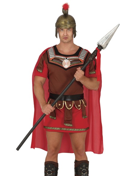 Lancia romana smontabile 150 cm con punta metallica per costumi storici gladiatore centurione