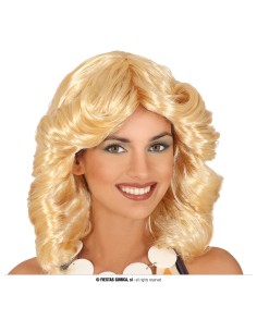 Parrucca folta bionda da donna 2