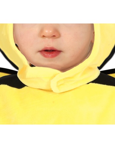 Costume da ape giallo e nero per neonato 18-24 mesi con cappuccio e antennine