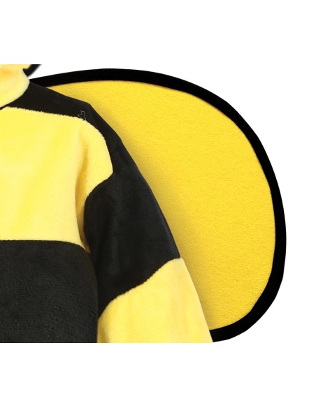 Costume da ape giallo e nero per neonato 18-24 mesi con cappuccio e antennine