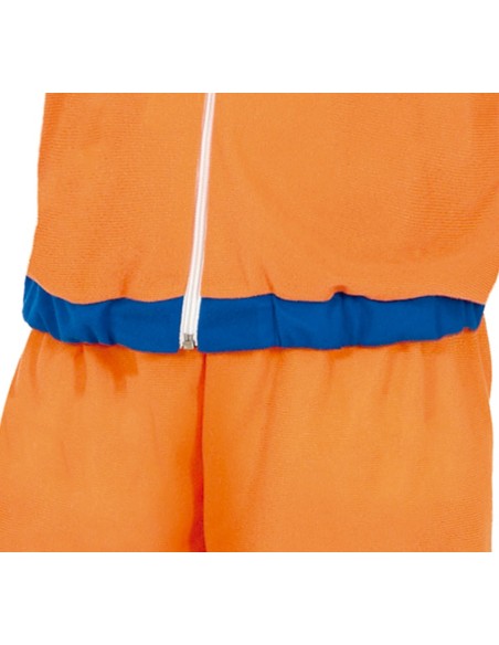 Costume Naruto bambino con tuta arancione blu e fascia ninja per cosplay