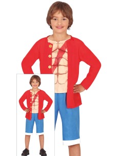 Costume Rufy One Piece 7-9 anni