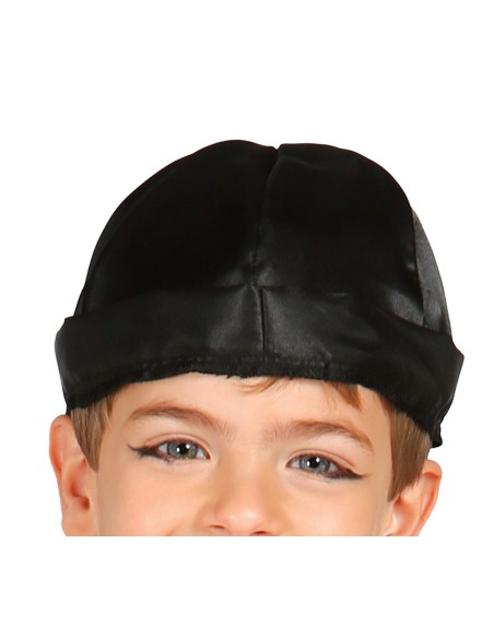 Costume cinese bambino rosso con dragoni dorati e pantaloni neri per feste orientali