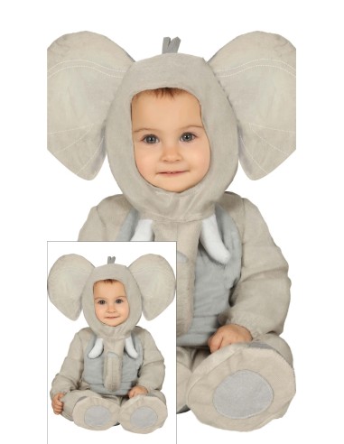 Costume Elefantino baby 18-24 mesi