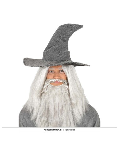 Cappello mago grigio