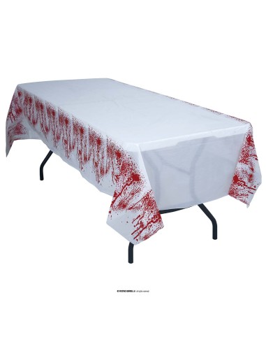 Tovaglia insanguinata in plastica 135x270 cm