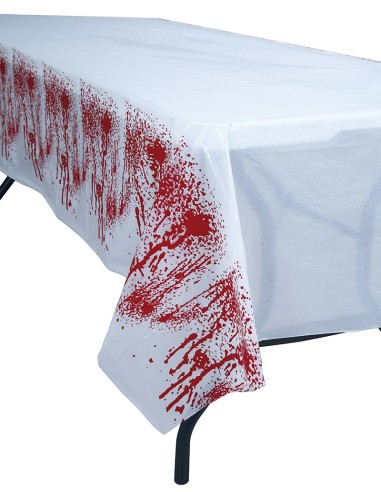 Tovaglia insanguinata in plastica 135x270 cm