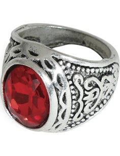Anello con rubino rosso