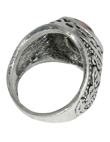 Anello con rubino rosso