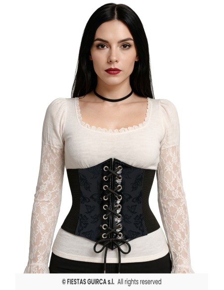Corsetto nero donna taglia unica