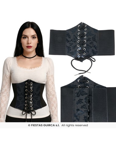 Corsetto nero donna taglia unica