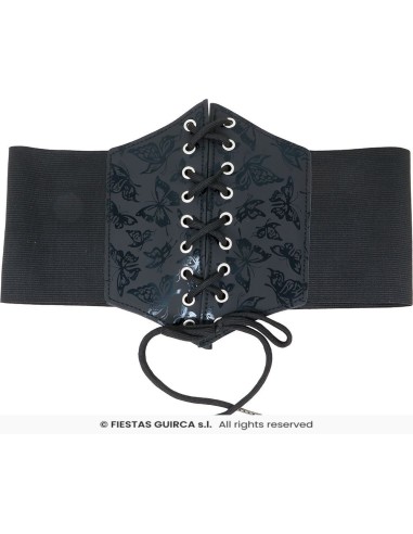 Corsetto nero donna taglia unica