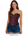 Corsetto Bordeaux taglia M