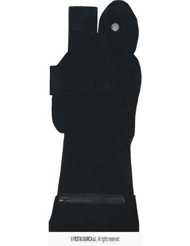 Lapide Scheletro croce con luce 120x45