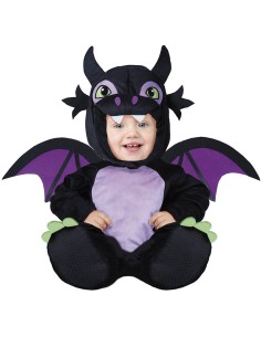 Costume draghetto nero 12-18 mesi 2