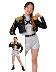 Costume Leader Huntrix Kpop Demon Hunters 7-9 anni