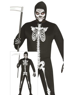 Costume Scheletro adulto taglia L