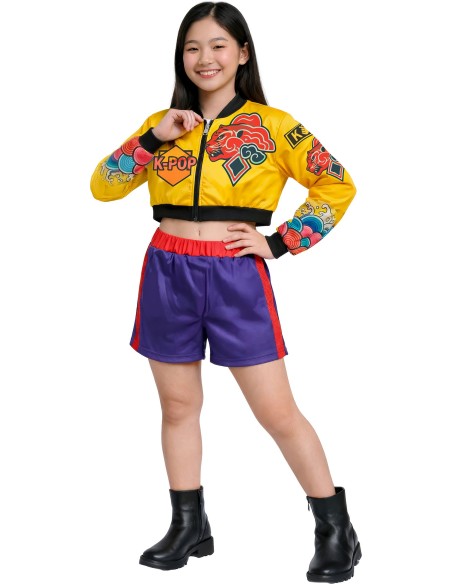 Costume Kpop Demon hunter Huntrix Rumi 5-6 anni
