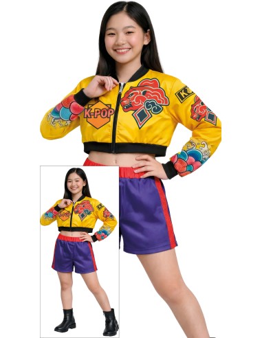Costume Kpop Demon hunter Huntrix Rumi 5-6 anni
