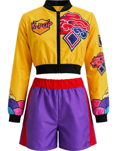 Costume Kpop Demon hunter Huntrix Rumi 7-9 anni