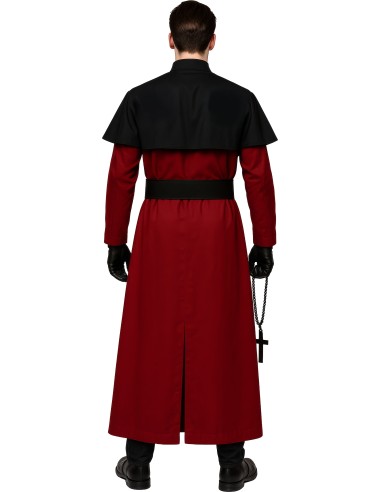 Costume uomo Cardinale satanico Tg L