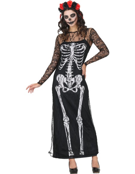 Costume Scheletro Gotich donna