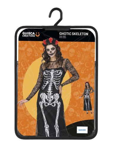 Costume Scheletro Gotich donna