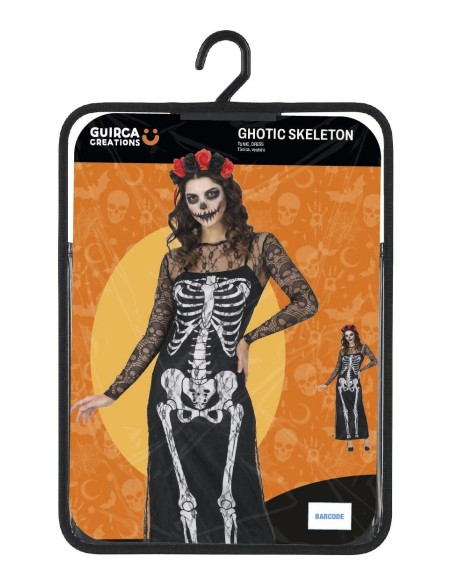 Costume Scheletro Gotich donna