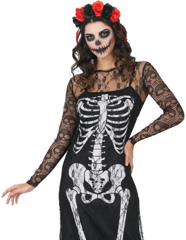 Costume Scheletro Gotich donna