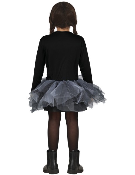 Costume scheletro con tutù bambina 7/9 anni