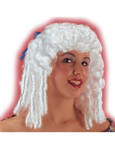 Parrucca Bianca con boccoli Prezzo 23,80 €