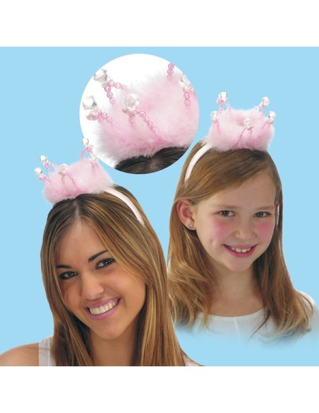 CERCHIETTO CORONCINA ROSA Prezzo 5,50 €