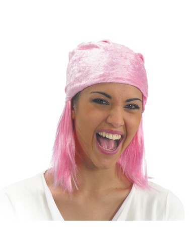 PARRUCCA ROSA con BANDANA Prezzo 9,40 €