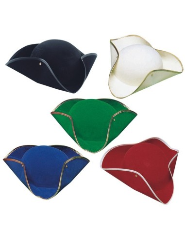 CAPPELLO TRICORNO COLORI ASSORTITI Prezzo 6,00 €