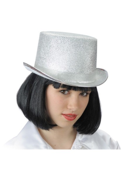 CILINDRO IN FELTRO LAME' ARGENTO Prezzo 7,20 €