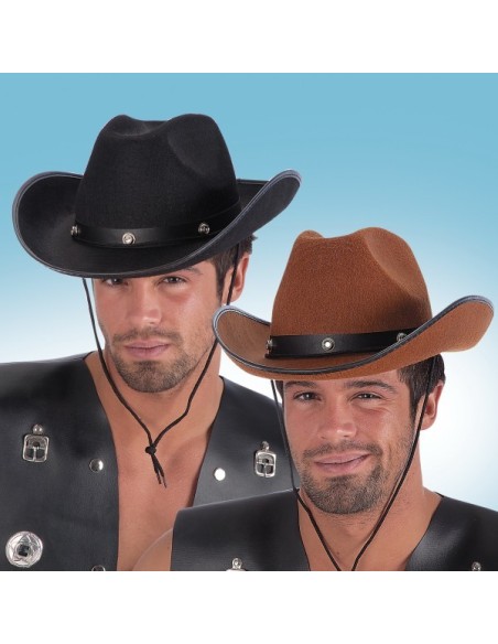 CAPPELLO COW-BOY IN FELTRO 2 COL.E TAGLIE ASSORTITE (58/60) Prezzo 5,70 €