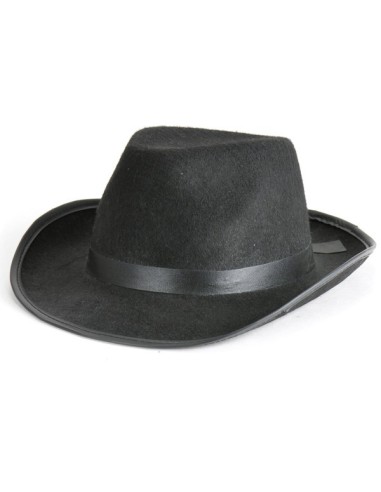 CAPPELLO GANGSTER NERO IN FELTRO Prezzo 4,50 €