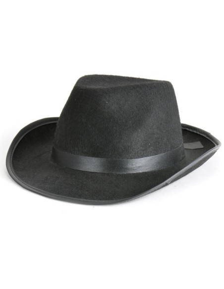 CAPPELLO GANGSTER NERO IN FELTRO Prezzo 4,50 €