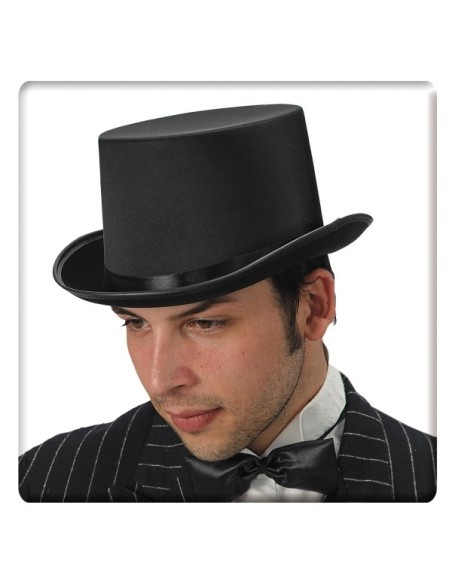 CILINDRO IN RASO NERO E FELTRO (TAGLIE ADULTO) Prezzo 6,80 €