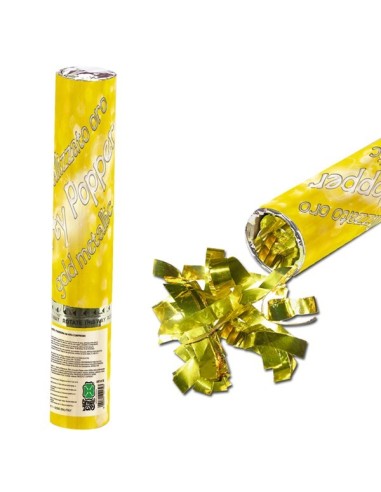 PARTY POPPER AD ARIA COMPRESSA H. CM. 30 ORO Prezzo 4,20 €