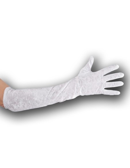 GUANTI IN CINIGLIA BIANCHI L.CM.50 Prezzo 4,20 €