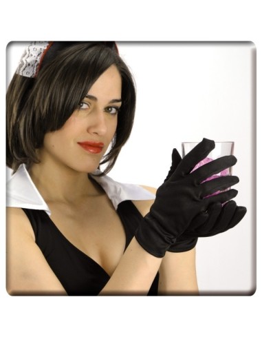 GUANTI NERI LUNGH.CM.24 Prezzo 1,80 €
