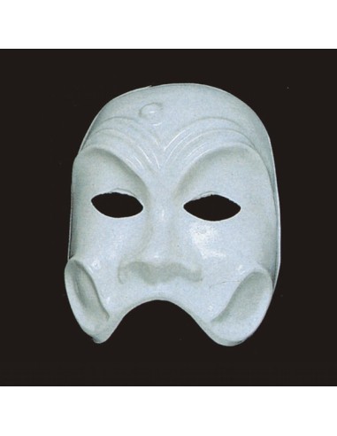 MASCHERA ARLECCHINO CLASSICO BIANCO Prezzo 1,70 €