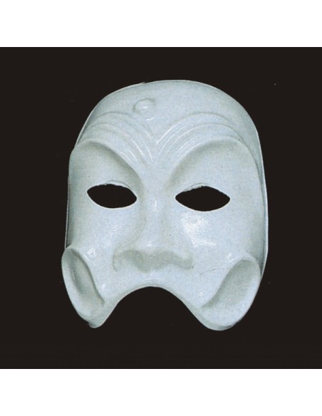 MASCHERA ARLECCHINO CLASSICO BIANCO Prezzo 1,70 €
