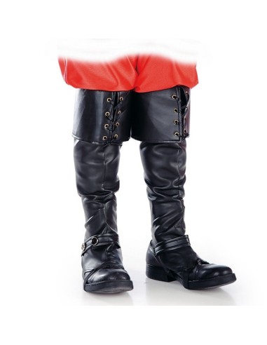 COPRISTIVALI NERI IN ECOPELLE con STRINGHE . Prezzo 7,90 €